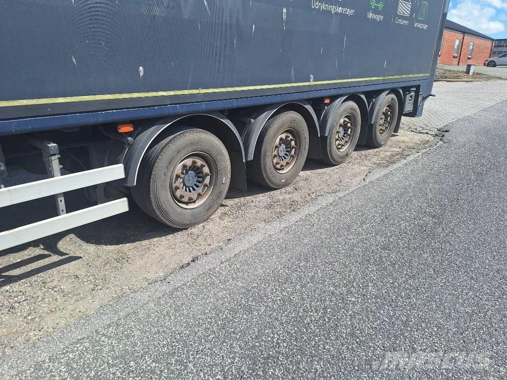 KLC 4 akslet 96 m3 walking floor trailer Kayar zemin yarı römorklar
