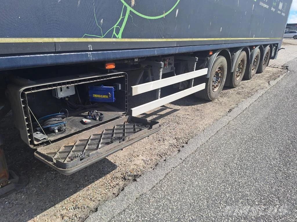 KLC 4 akslet 96 m3 walking floor trailer Kayar zemin yarı römorklar