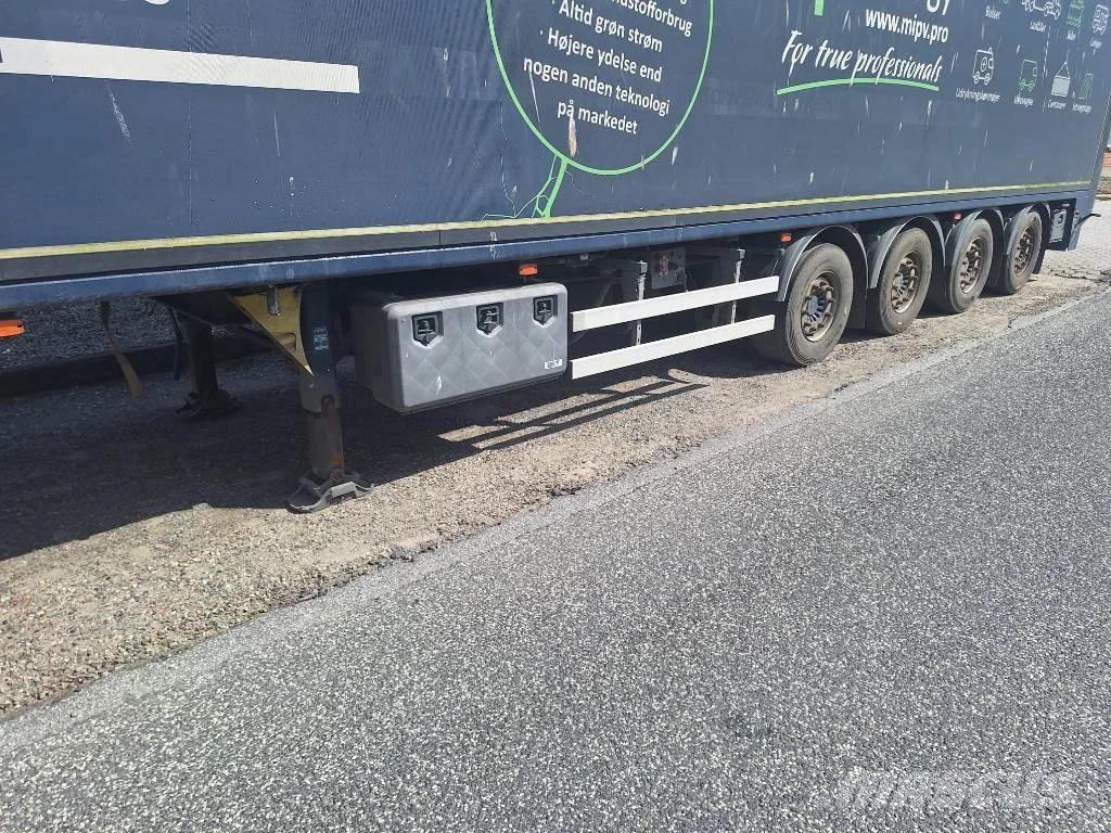KLC 4 akslet 96 m3 walking floor trailer Kayar zemin yarı römorklar
