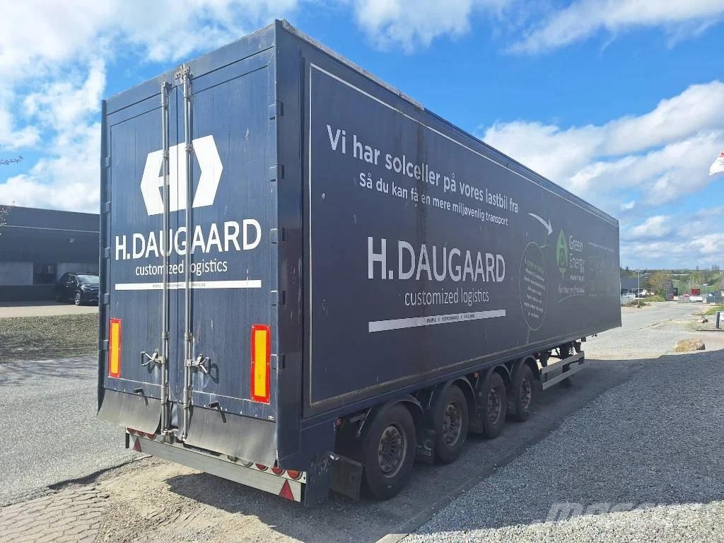 KLC 4 akslet 96 m3 walking floor trailer Kayar zemin yarı römorklar