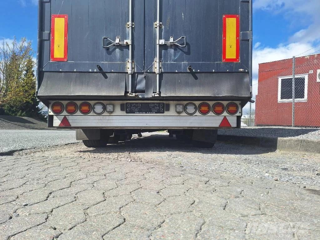 KLC 4 akslet 96 m3 walking floor trailer Kayar zemin yarı römorklar