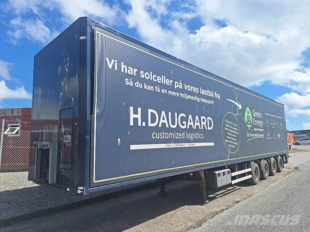 KLC 4 akslet 96 m3 walking floor trailer Kayar zemin yarı römorklar