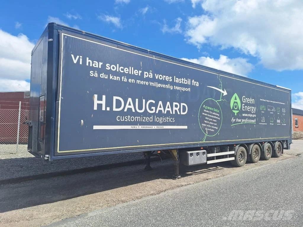 KLC 4 akslet 96 m3 walking floor trailer Kayar zemin yarı römorklar