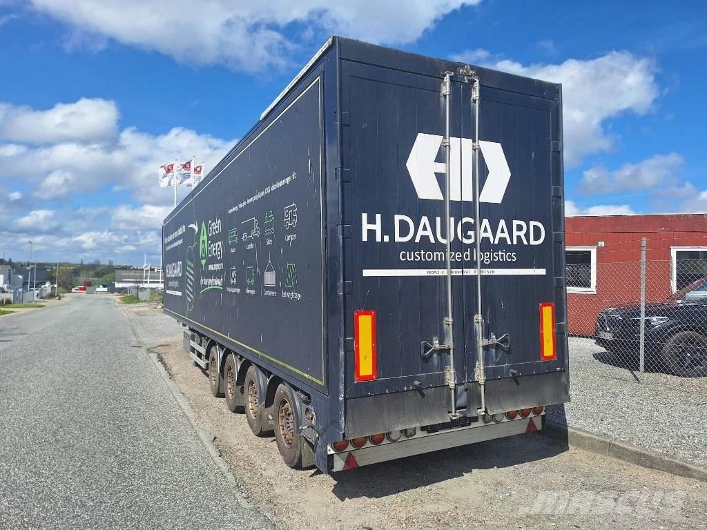 KLC 4 akslet 96 m3 walking floor trailer Walking floor semi-trailers
