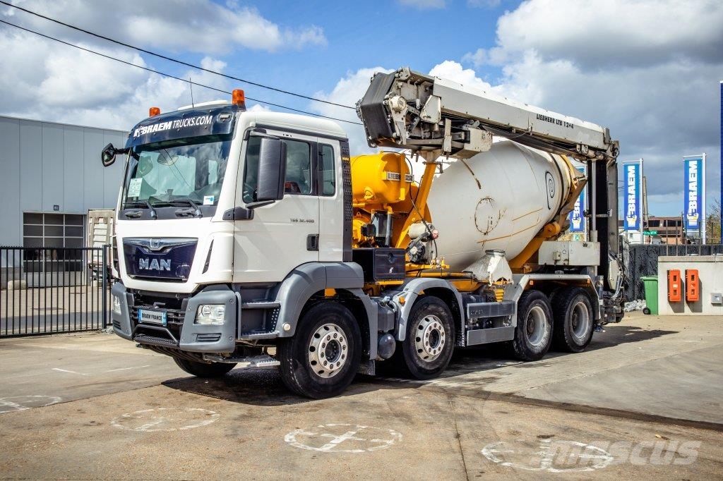 MAN TGS 32.400BB+LIEBHERR 8M³+BAND/TAPIS 16m Camiones hormigonera