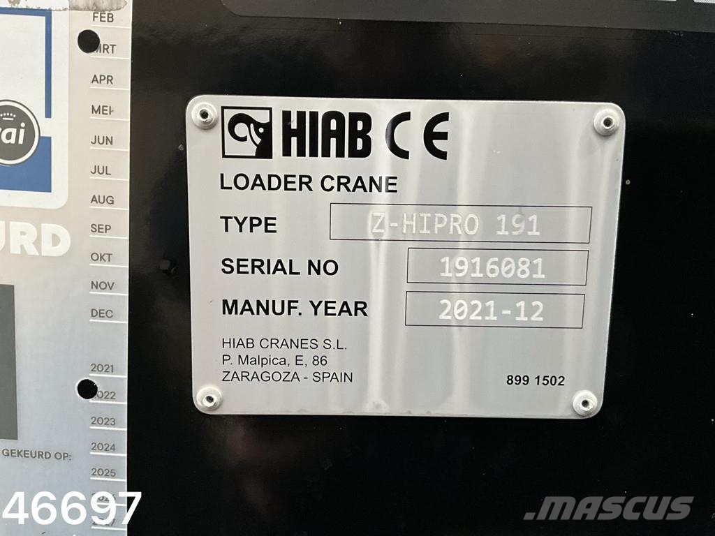 DAF FAN CF 450 6x2 Hiab 19 Tonmeter Z-kraan gancho Caminhões Roll-on Roll-off