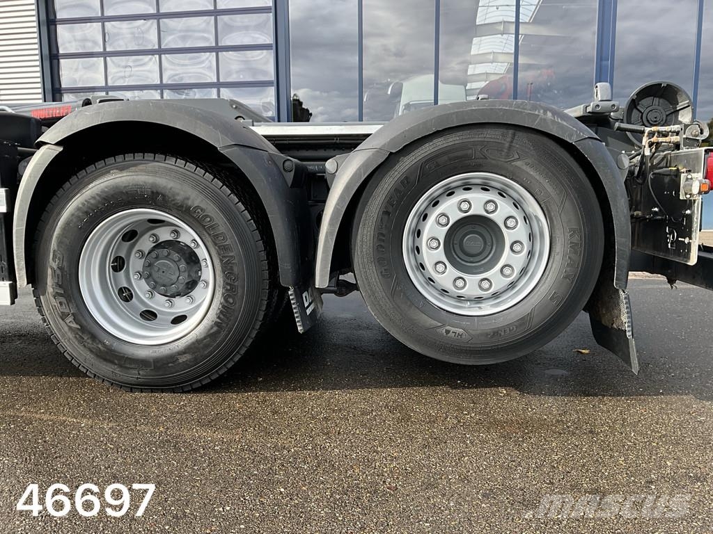 DAF FAN CF 450 6x2 Hiab 19 Tonmeter Z-kraan gancho Caminhões Roll-on Roll-off