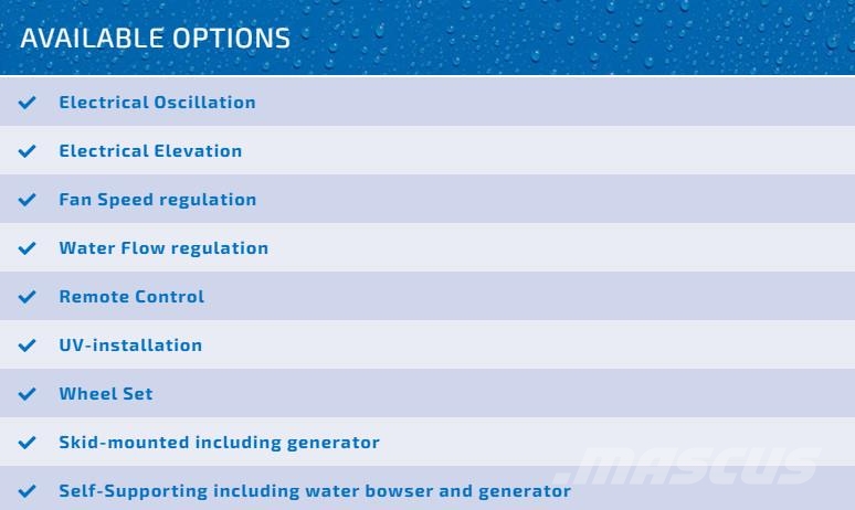 MB Crusher Dustcontrol Spraycannon 60 Páramentesítő rendszerek
