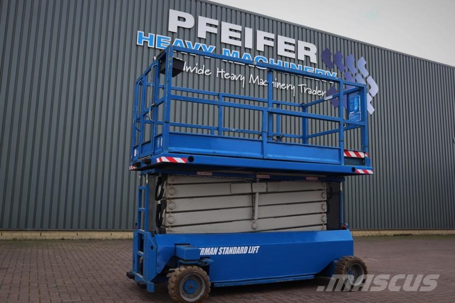  GSL S131 E16 As-Is, Electric, 15.1m Working Height Scissor lifts