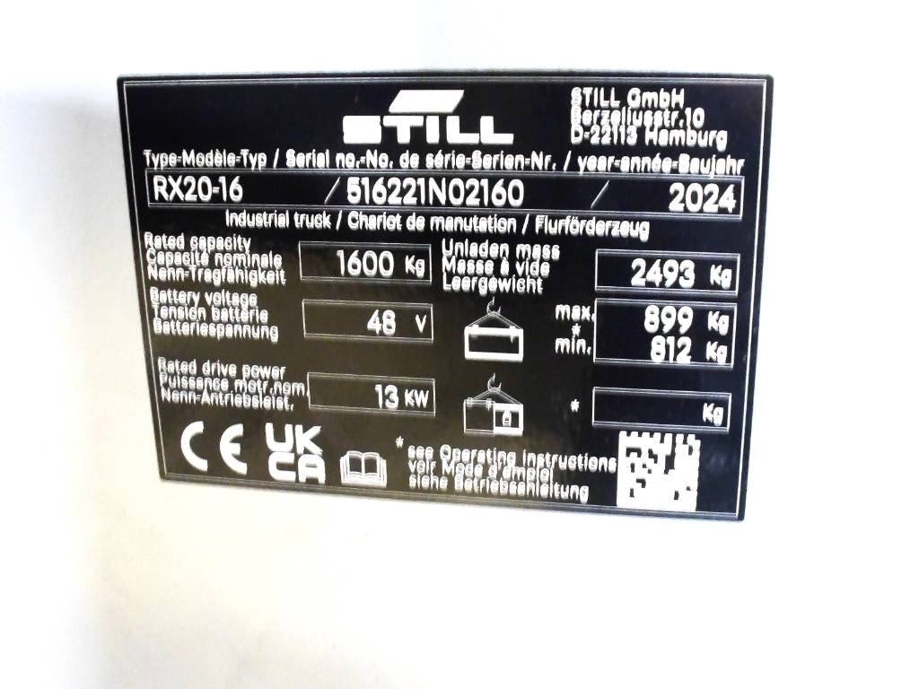 Still RX 20-16 Carrelli elevatori elettrici