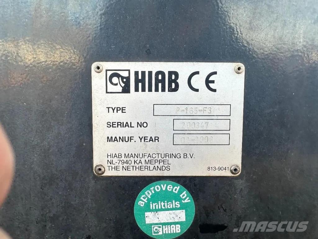 Floor FLO-18-30H2 HIAB Roller 165-F3 Rotator Semirremolques de plataformas planas/laterales abatibles