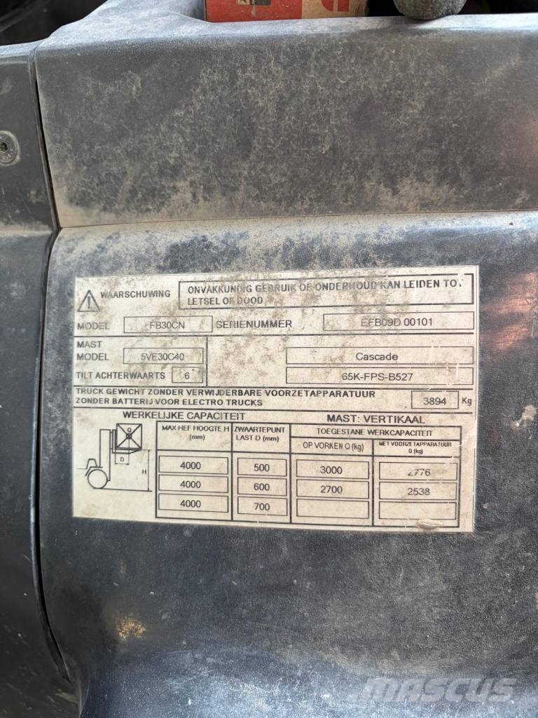 Mitsubishi FB 30 CN Elektriske trucker