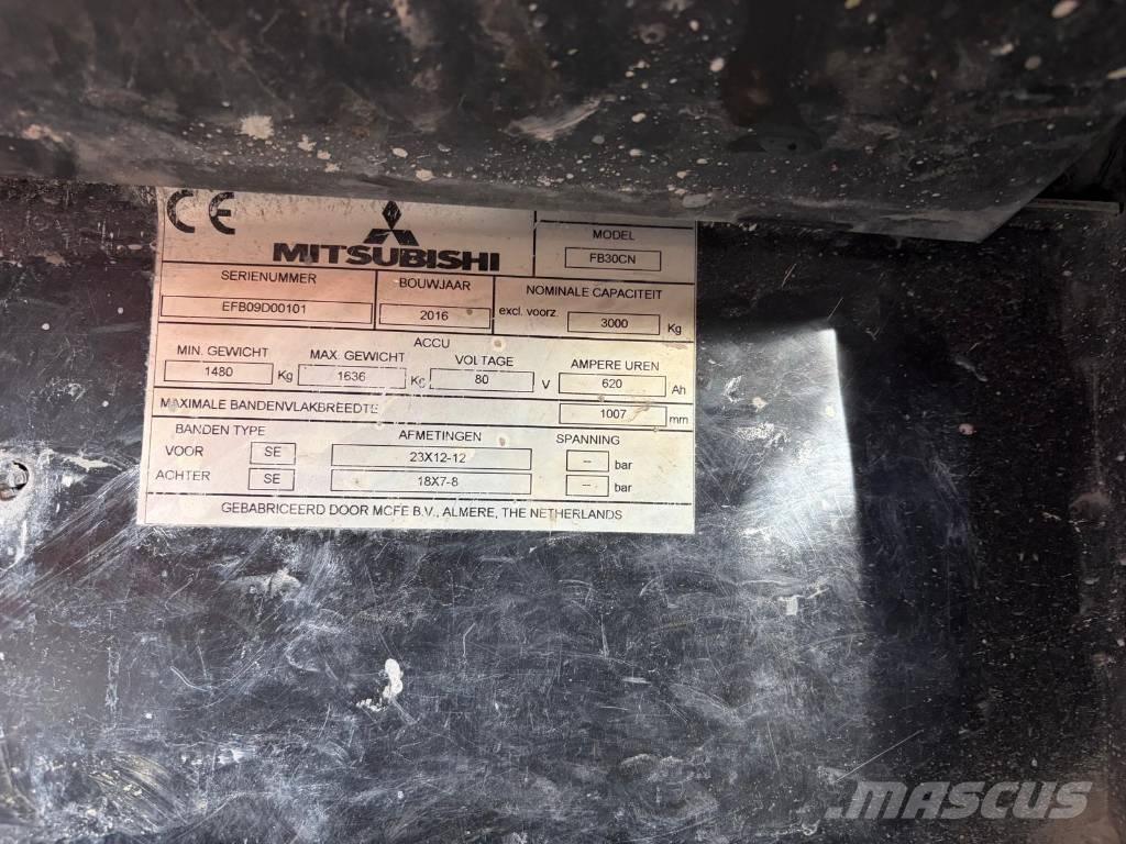 Mitsubishi FB 30 CN Elektriske trucker