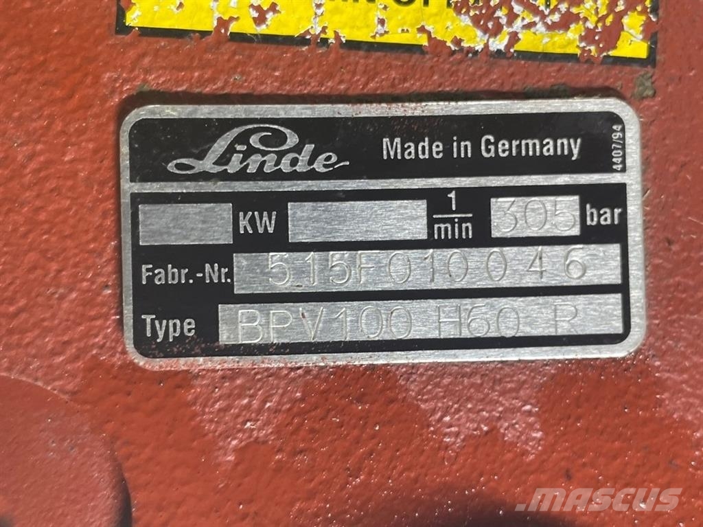 Linde H50/H80-BPV100-H60R-Drive pump/Fahrpumpe/Rijpomp 油壓