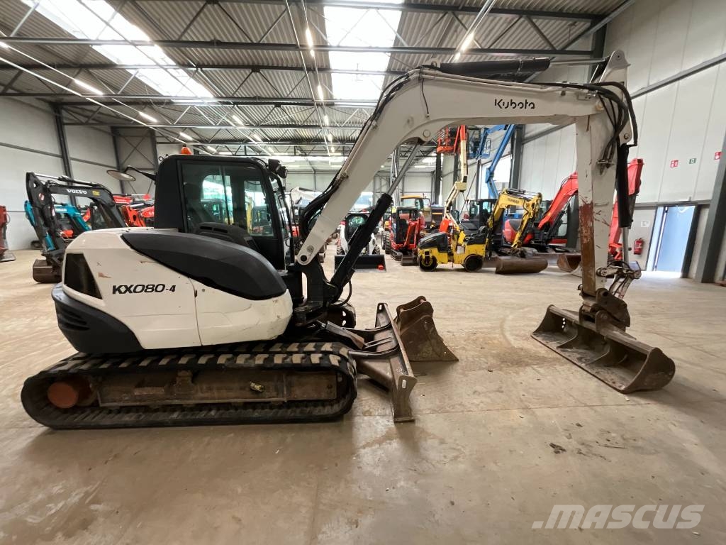 Kubota KX 080-4 Midigraafmachines 7t - 12t