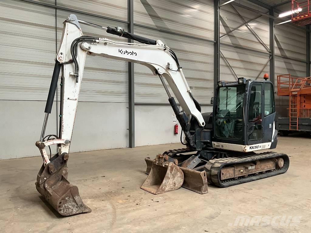 Kubota KX 080-4 Midigraafmachines 7t - 12t