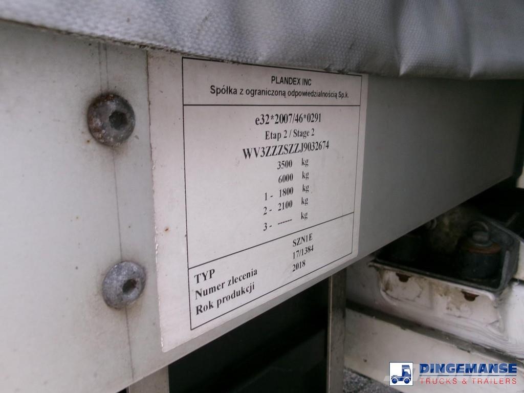 Volkswagen Crafter 4x2 curtain side van Euro 6 其他