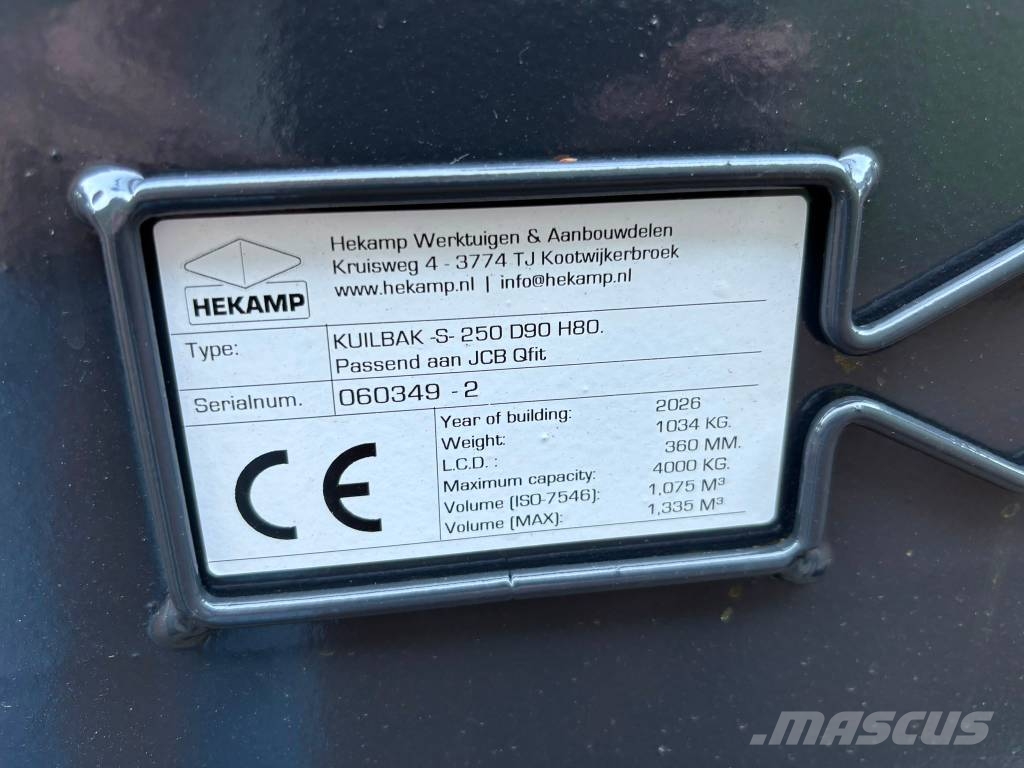 Hekamp KBS 250-90-80 pelikaanbak Cucharones