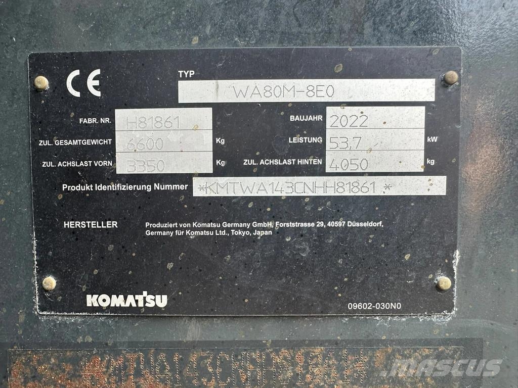 Komatsu WA80M-8 | A/C لوادر بعجل
