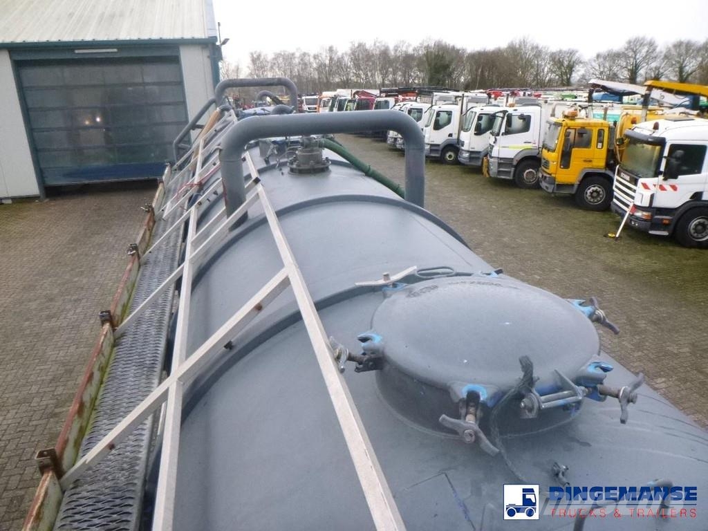 WHALE Vacuum tank inox 30 m3 / 1 comp + pump Poluprikolice cisterne