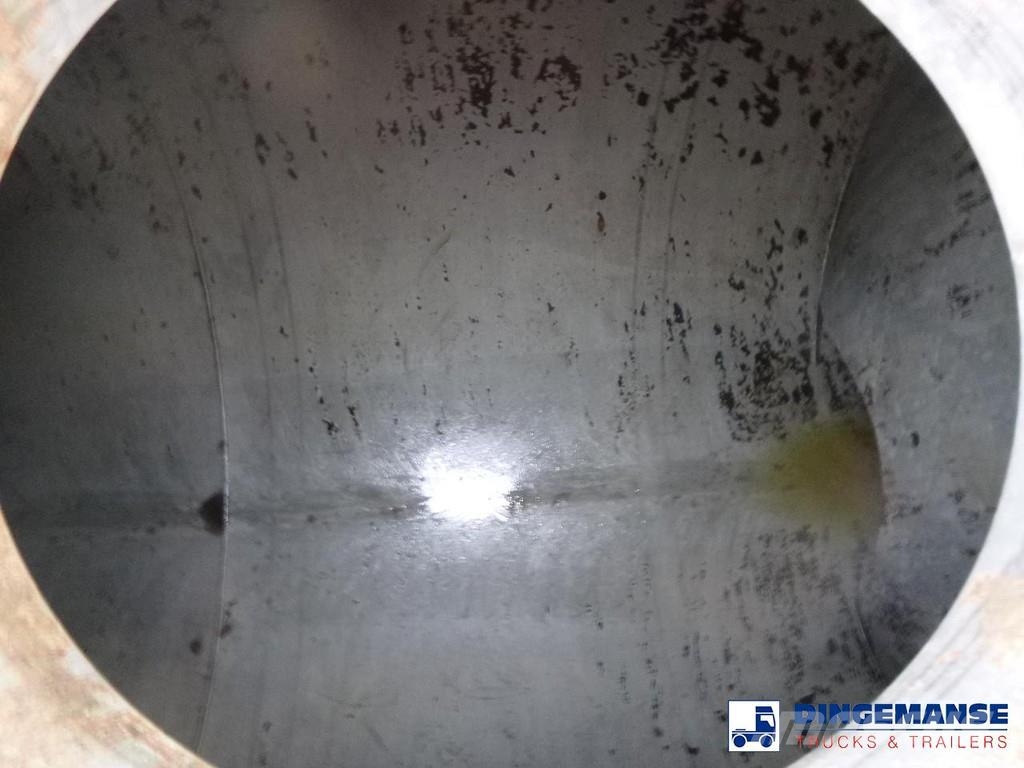 WHALE Vacuum tank inox 30 m3 / 1 comp + pump Poluprikolice cisterne