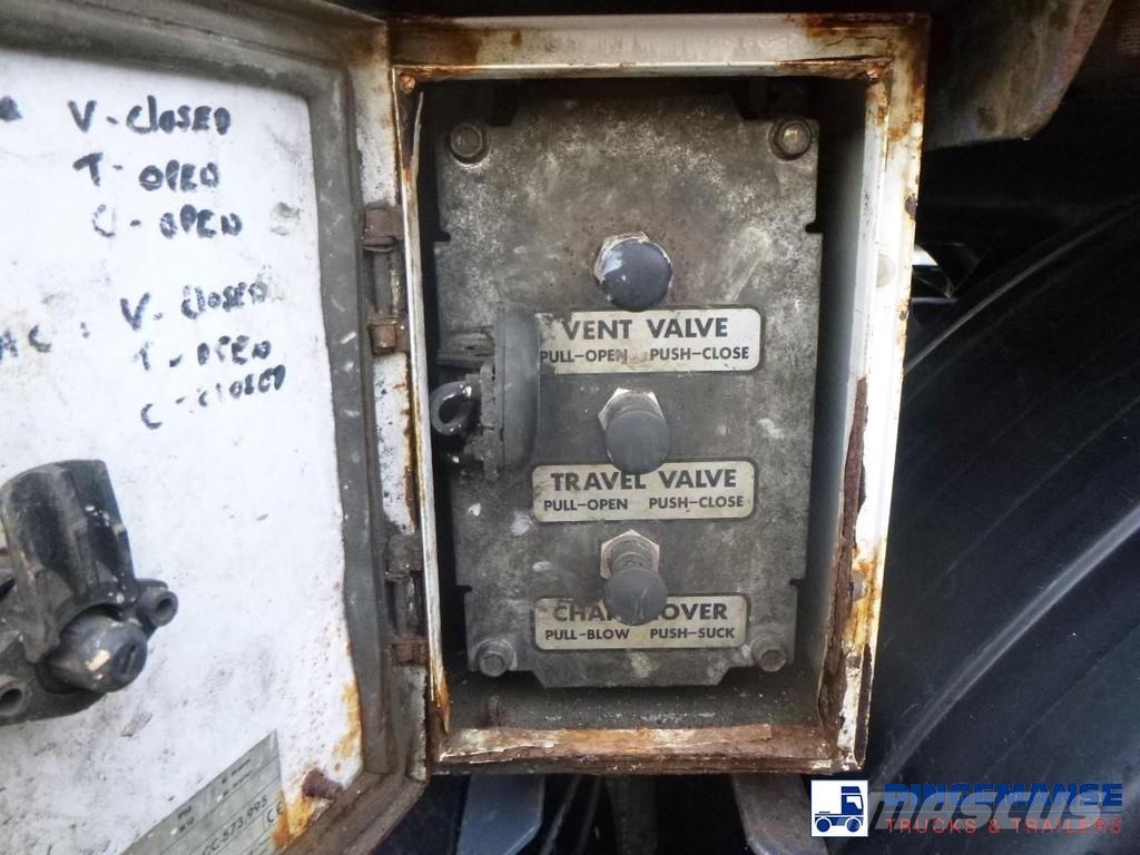 WHALE Vacuum tank inox 30 m3 / 1 comp + pump Poluprikolice cisterne