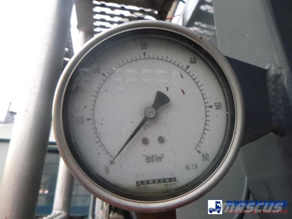 WHALE Vacuum tank inox 30 m3 / 1 comp + pump Poluprikolice cisterne