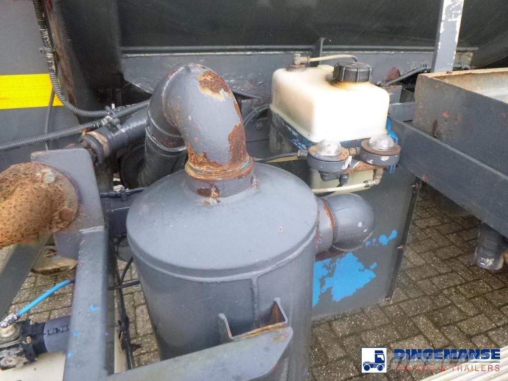 WHALE Vacuum tank inox 30 m3 / 1 comp + pump Poluprikolice cisterne