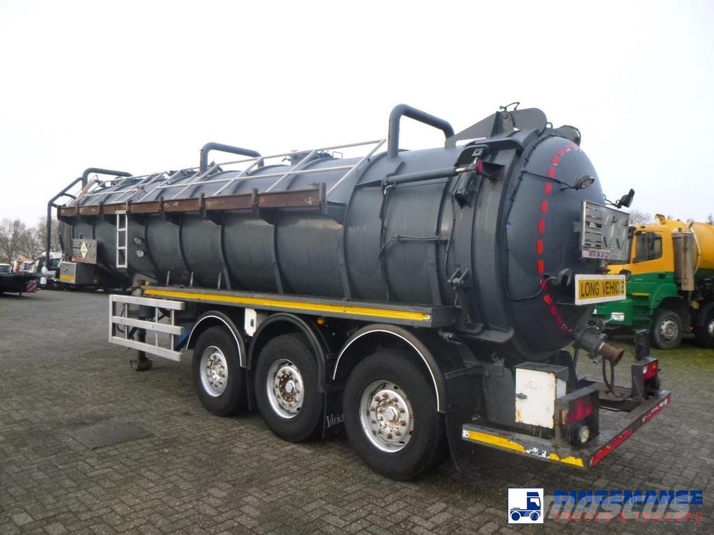 WHALE Vacuum tank inox 30 m3 / 1 comp + pump Poluprikolice cisterne
