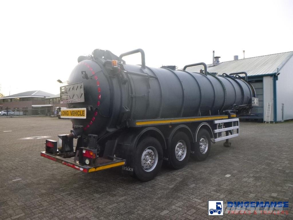 WHALE Vacuum tank inox 30 m3 / 1 comp + pump Poluprikolice cisterne