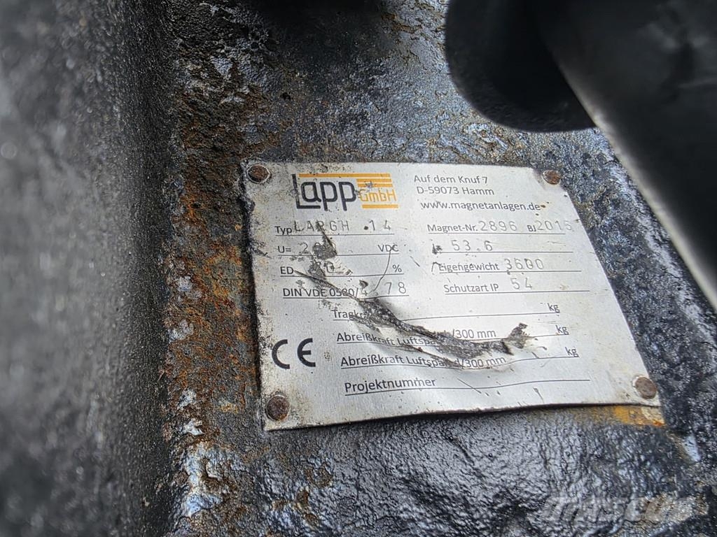  scrap magnet lapp gmbh sennebogen fuchs liebherr l Greifer