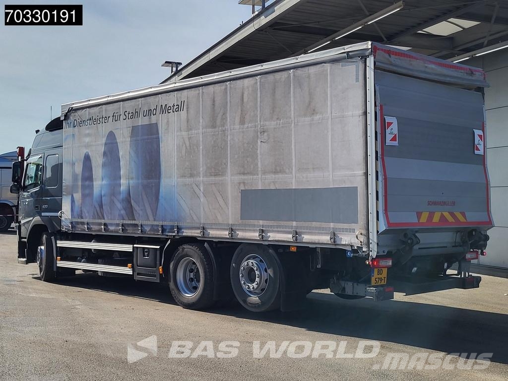Volvo FM 420 6X2 Curtainsides 2500kg Ladebordwand Lift+s Camiones de caja de lona
