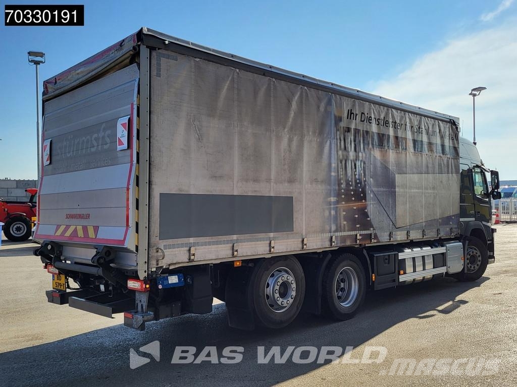 Volvo FM 420 6X2 Curtainsides 2500kg Ladebordwand Lift+s شاحنات بغطاء جانبي