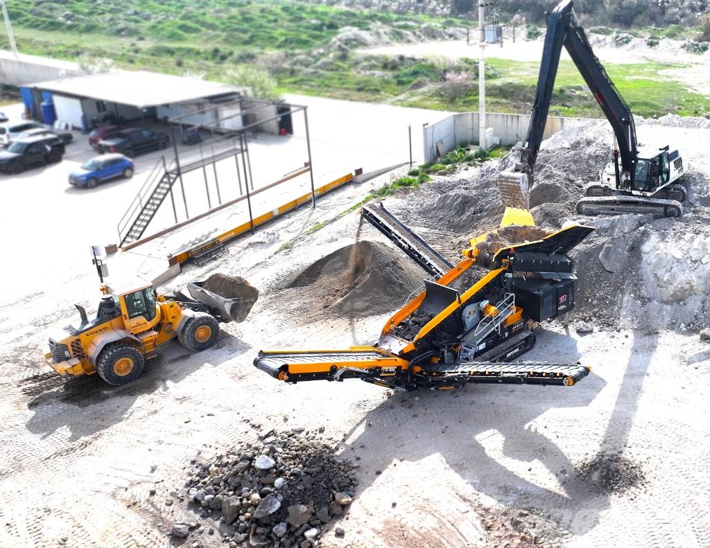 Fabo FTB 15-50 CRIBLE SCALPEUR A CHENILLES STOCK Mobiele zeefinstallaties