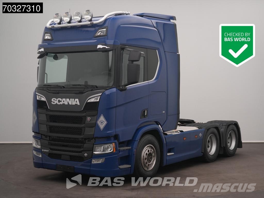 Scania R650 6X4 Retarder Hydraulic Full-Air Leder ACC Nav Sattelzugmaschinen