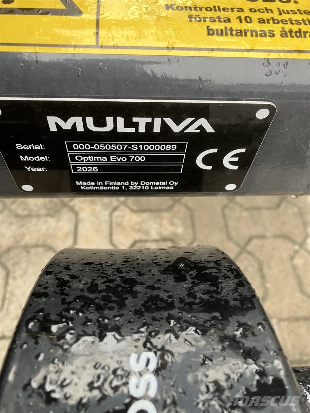 Multiva Optima EVO 700 Såbäddsharvar och rototillers