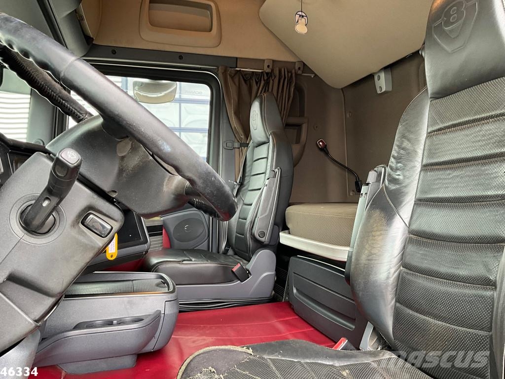 Scania R 580 8x2 V8 Retarder Euro 6 HMF 50 Tonmeter laadk Grúas todo terreno