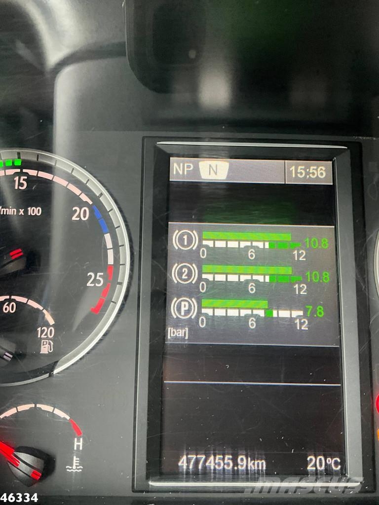 Scania R 580 8x2 V8 Retarder Euro 6 HMF 50 Tonmeter laadk Grúas todo terreno