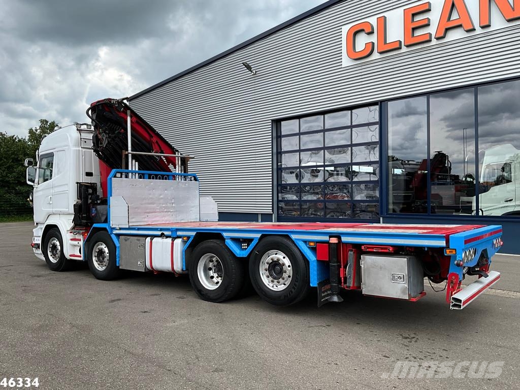 Scania R 580 8x2 V8 Retarder Euro 6 HMF 50 Tonmeter laadk Grúas todo terreno