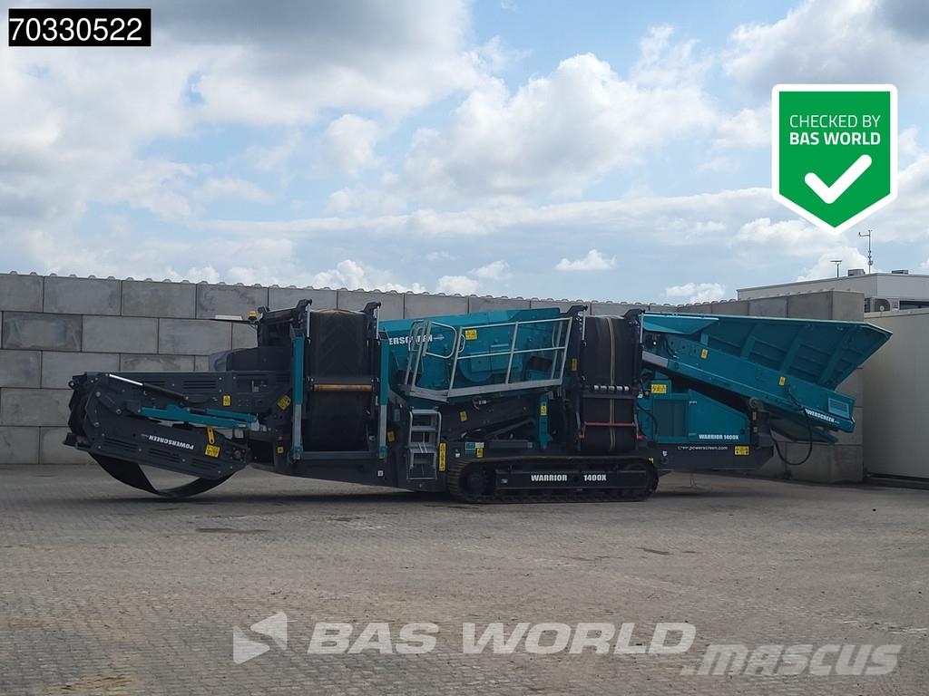 Powerscreen Warrior 1400X 自走式スクリーン