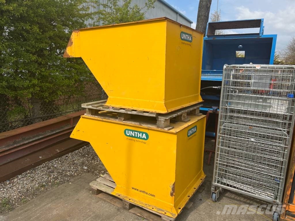 Untha RS50 Feed Hood 石料回收设备