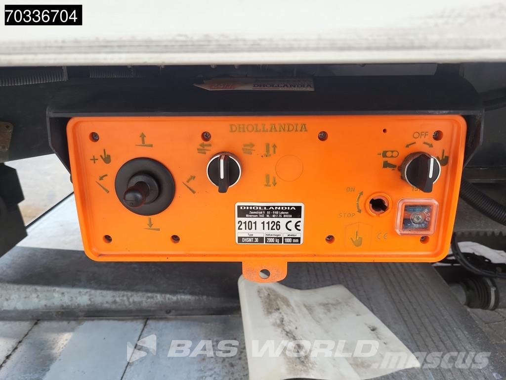Krone SD Tailgate 250x270cm Palletbox LBW نصف مقطورات بدرجة حرارة قابلة للضبط