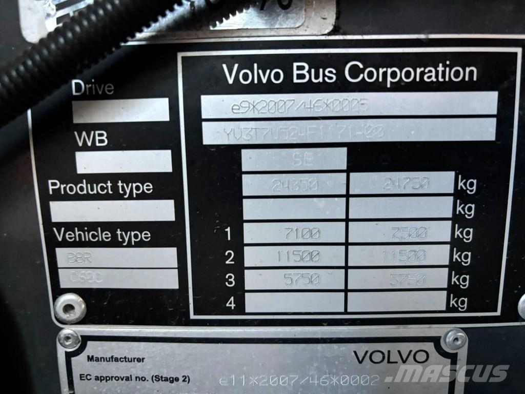 Volvo B8RLE 8900 6x2*4 AC / AUXILIARY HEATING Autobus interurbain