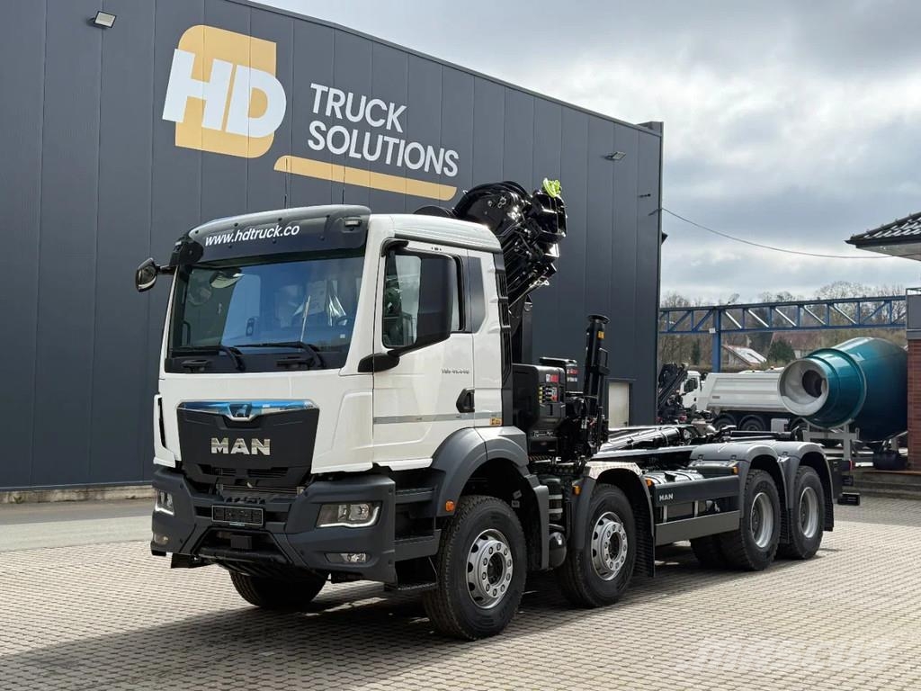 MAN TGS 35.520 MAN TGS 35.520 8x4 Abrollkipper + Kran Krokbil