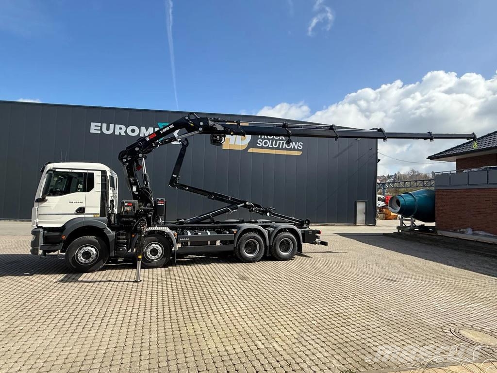 MAN TGS 35.520 MAN TGS 35.520 8x4 Abrollkipper + Kran Hook lift trucks