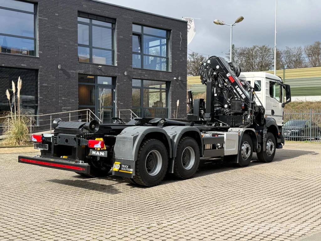 MAN TGS 35.520 MAN TGS 35.520 8x4 Abrollkipper + Kran Hook lift trucks