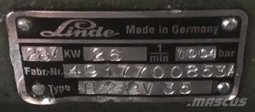 Linde B2PV35 Hydraulics