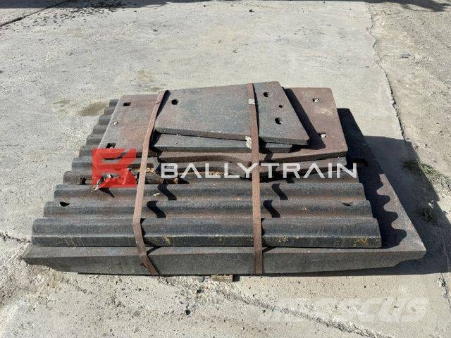 Sandvik QJ340 Jaw Plates & Cheek Plates (Tall/Super Tooth) Ανταλλακτικά εξοπλισμού αποβλήτων/ανακύκλωσης και λατομείων