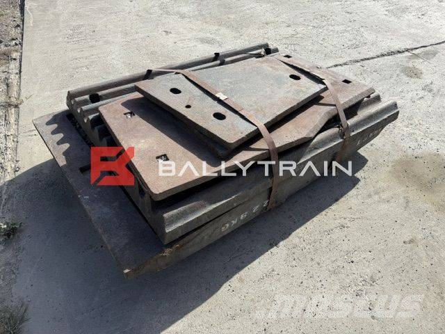 Sandvik QJ340 Jaw Plates & Cheek Plates (Tall/Super Tooth) Ανταλλακτικά εξοπλισμού αποβλήτων/ανακύκλωσης και λατομείων