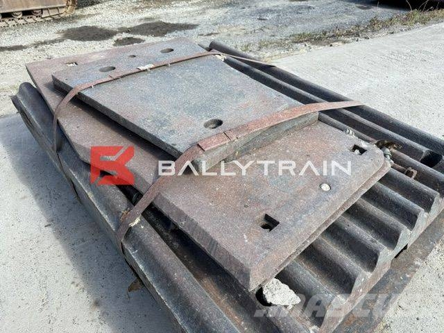 Sandvik QJ340 Jaw Plates & Cheek Plates (Tall/Super Tooth) Ανταλλακτικά εξοπλισμού αποβλήτων/ανακύκλωσης και λατομείων